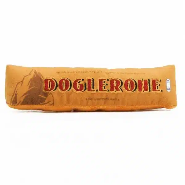 Doglerone Spielzeug für alle Hunde geeignet. Das Desing ist verwechselbar, so ähnlich ist das Spielzeug