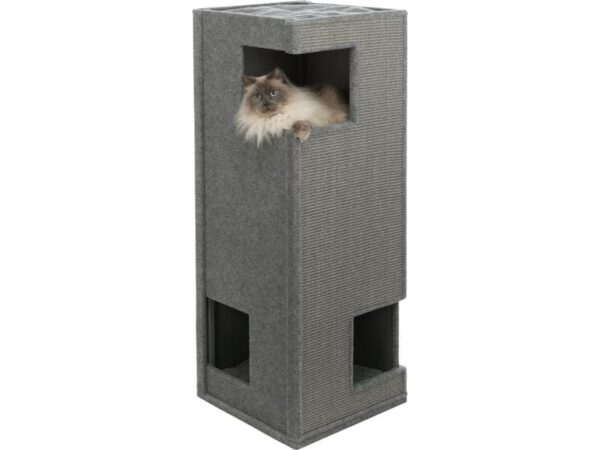 Tower Kratzmöbel aus hochwertigem Sisal und Filzmaterial geeignet für Hauskatzen